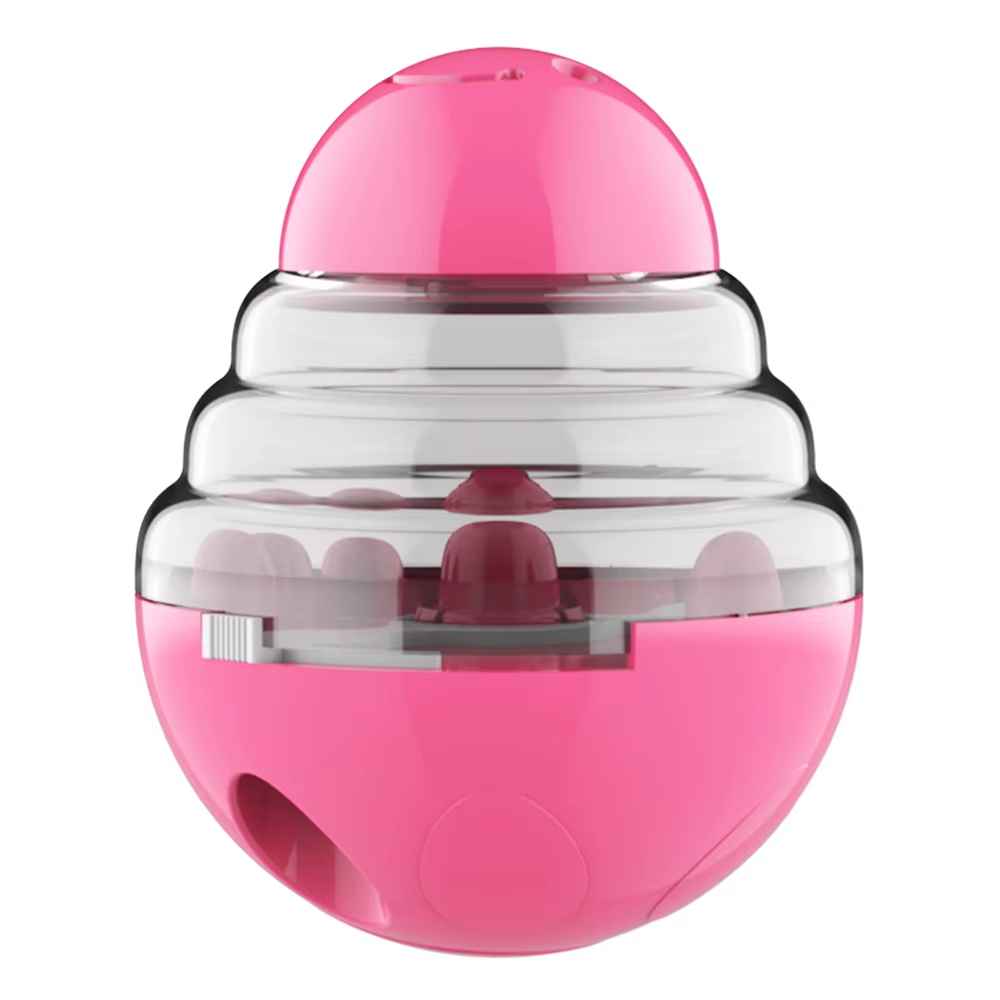 Dog Toy Treat Dispenser for Small Big Dogs Interactive Shaking Leakage Food Container Increases IQ Tumbler Pet Track Rolling Toy