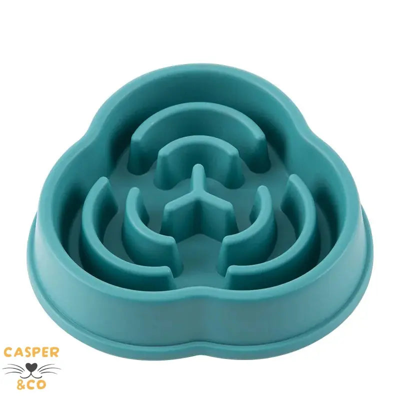 Gamelle anti-glouton pour chats et chiens - Ralentit l'alimentation - Prévient les problèmes digestifs - Design innovant - CASPER&CO