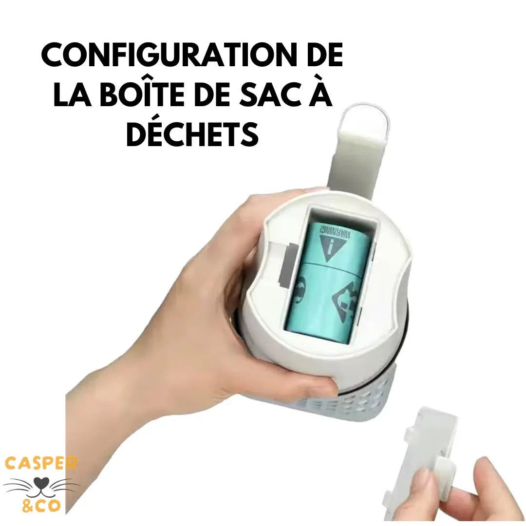Pelle à litière avec sac intégré