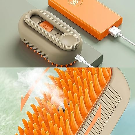 Pulvérisateur électrique pour massage, brosse à vapeur pour chat et chien Does not apply