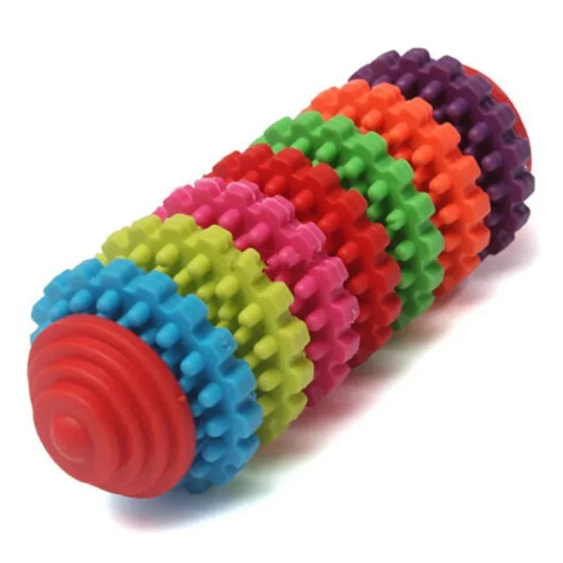 New Durable Rubber Pet Dog Puppy Cat Dental Teething Healthy Teeth Gums Chew Toy Dog Stuff Dog Toys for Large Dogs Jouet Chat