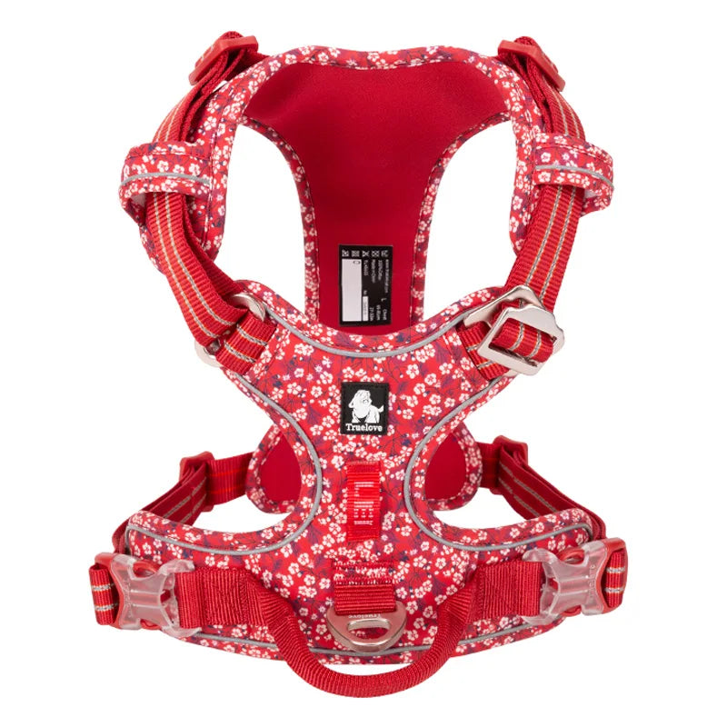 Harnais fleuri Truelove - Système d'ajustement - Accessoire pour chien - CASPER&CO