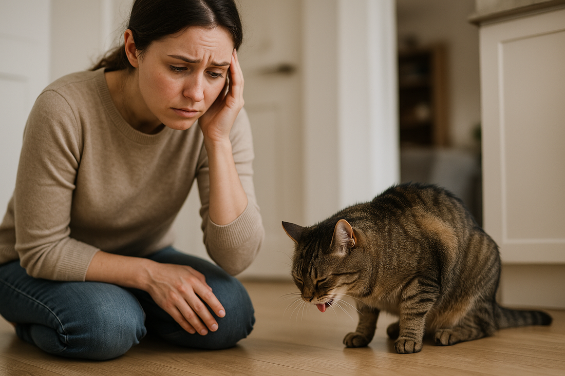 Vomissements chez le chat : que faire et quand consulter ?