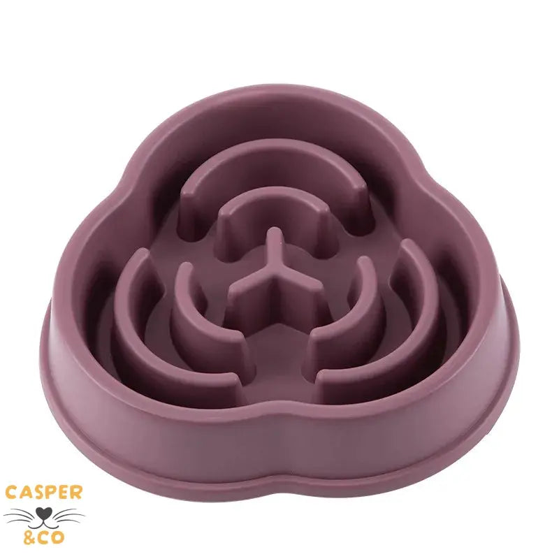Gamelle anti-glouton pour chats et chiens - Ralentit l'alimentation - Prévient les problèmes digestifs - Design innovant - CASPER&CO
