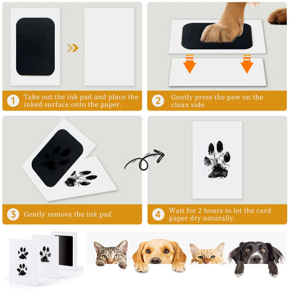 Kit d'encre pour animaux de compagnie, chat, chien