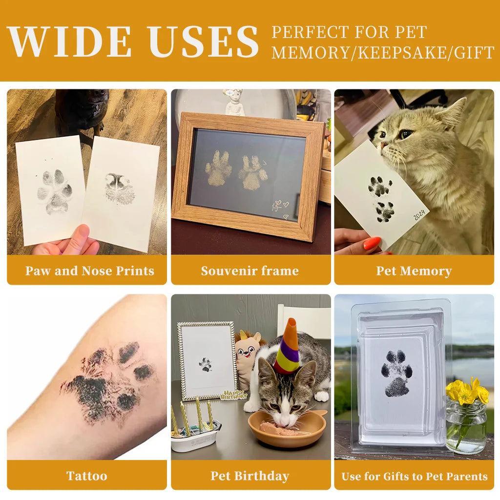 Kit d'encre pour animaux de compagnie, chat, chien